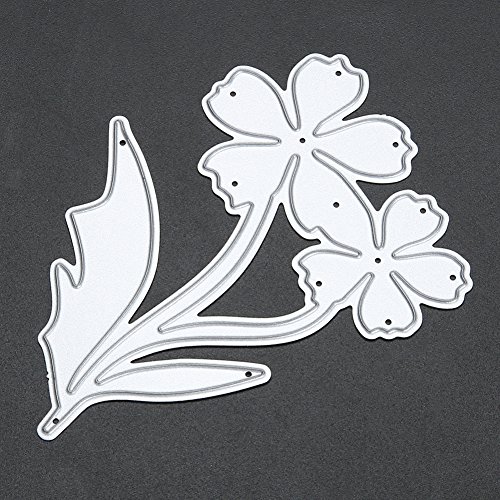 Amazingdeal365 Blumen 1 Metall Form Schablonen Schneiden DIY Dekor Sammelalbum Karten Buchzeichen Lesezeichen als Geschenk für Freunde Geburtstag Kinder,Kindergarten Hobby Schule Handarbeit Unterricht usw. Ein tolles Geschenk! - 7