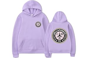 Parkourer Dellafuente Sudadera con Capucha para Hombre/Mujere Dellafuente F.C Impreso Manga Larga Hoodie Moda Hip Hop Unisex Pullover Harajuku Streetwear Essentials Hoodie Dellafuente Ropa