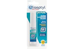 Efiseptyl - Spray Buccal Protection Halitose Oxi-Pure - Haleine Fraîche 12h - Efficacité Prouvée - Sans Sucre et Sans Alcool - 9 ml