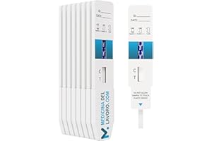 Medicinadellavoro.com - Test Antidroga Urine per Rilevamento THC nell'Urina, 10 Schede Dip Professionali Anti Droga Marijuana, Cannabis e Hashish - THC Urine, 50ng/mL Livello di Interruzione