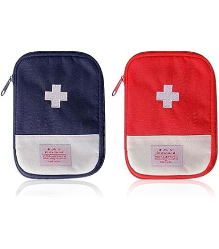 Uposao Kit di pronto soccorso da 6 pezzi, mini scatola medica di sopravvivenza all'aperto per auto, casa, lavoro, viaggi, campeggio, escursionismo e sport all'aria aperta