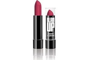 GLAM UP Glam'Up Paris - Rouge à Lèvres Onctueux et Hydratant - Texture Douce et Fondante - Couleur Lumineuse et Intense - N°16 - Bordeaux Charme