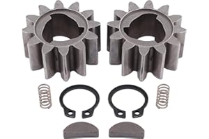 ApplianPar 12 Zähne Antrieb Getriebe Kit für Honda HRR216 HRS216 Rasenmäher 12T Ritzelgetriebe 42661-VE2-800 42672-VE2-800 Schlüssel Federn Clips