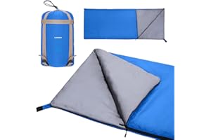 CalmGeek Saco de dormir de 190 x 75 cm, para exteriores, para camping, viajes, senderismo, multifunción, ultra ligero