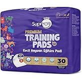 Supreme dog Premium Kedi K&ouml;pek Eğitim Pedi 4 Kat 60 x 90 cm 30'lu Paket