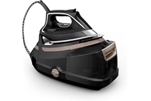 Rowenta Centro planchado Eco Steam Pro - Gran potencia de vapor, eficiente, óptima distribución del vapor, depósito agua extraíble 1,3 L, tecnología silenciosa, diseño ecológico, DG9640