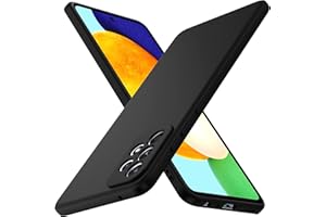 ivoler Negro Mate Funda para Samsung Galaxy A52 5G / A52 4G / A52S 5G con Protección de Cámara, Carcasa Protectora Antigolpes, Ultrafina Suave TPU Silicona Caso Delgada Anti-Choques Case