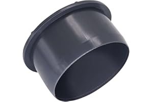 SKIR'CO 5 tappi per fognatura in plastica, 75 mm, colore grigio, tappo per tubo