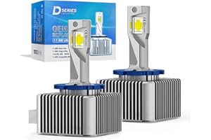 ‎NUROTA NUROTA D1S HID Headlight Bulbs with StVZO Approval, Metal Ring, Car Front Headlight (Silver, D1S)