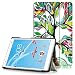Produktbild Lenovo Tab4 8 Plus Hülle - Ultra Dünn PU Leder Schutzhülle mit Standfunktion und Auto Aufwachen / Schlaf Funktion für Lenovo Tab4 8 Plus 20,32 cm (8 Zoll Full HD IPS Touch) Tablet-PC, Bunte Baum