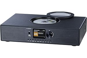 VR-Radio Internetradio: Digitalradio mit DAB+, FM, Webradio, CD, Bluetooth, USB, 100 W, DSP (Küchenradio, Internetradio mit CD Player, WLAN Lautsprecher)