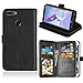 Produktbild Wendapai Zum Huawei Honor 9 Lite Hülle, [Extra Kartenschlitz] [Brieftasche Hülle] PU Leder TPU Casing Back Shell [Fallen Protection] Hülle zum Huawei Honor 9 Lite, Black