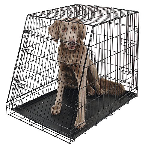 slanted dog crate
