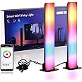 KEPHTH WiFi Smart LED Light Bars, RGB Light Bar, USB Desk Lamps,Work with Alexa and Google Assistant, TV Backlights with Scene and Music Modes for Gaming, Pictures, PC, Room Decoration