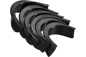 ‎PATIKIL PATIKIL 6Pack Billiard Loch Einlagen Pool Tisch Taschenfächer Gummi Pool Tisch Loch Einlagen Ersatz für Pool Tisch Billiard Schwarz