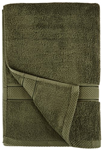 Pinzon by Amazon Handtuchset aus Baumwolle, Moosgrün, 2 Bade- und 4 Handtücher - 2