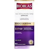 Bioblas Procyanidin Şampuan &ndash; Sa&ccedil; D&ouml;k&uuml;lmesine Karşı, &Uuml;z&uuml;m &Ccedil;ekirdeği Ekstraktlı, Bitkisel Kompleks B19, Yağ Dengeleyici, 360 m