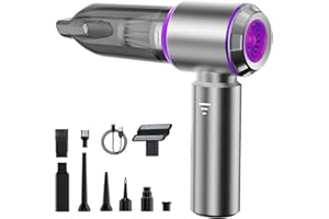 ZEYXINH Aspirateur à Main, 16000 Pa Mini Aspirateur Voiture Filavec HEPA Filtre, Aspirateur De Voiture Puissant Portable Aspirateur Rechargeable par USB pour Voiture, Maison