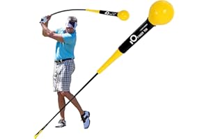 AXKAL Golf Swing Trainer Training Aid Warm-Up Strength Speed Stick Tempo Ball Practice Tool 40 48 Inch, Golf Club Equipment Aids On-Course Accessory Grip Strength Outdoor