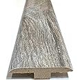 Solid Laminate/Wood Flooring MDF Threshold Strip T Bar 2 Modern Oak Colours (0.9m, Orlando Classic Grey)