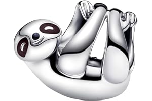 Ruaidhra Sterling Silver Charms Pendant, Cross Heart Flowers Clover Turtle Animal Charms for Bracelet Necklace, Versatile Charm Clip Stopper Bead Charms for Women