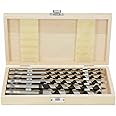 WELLCUT Auger Drill Bit Set 6 Piece (6mm to 20mm) Carbon Steel in Wood Case