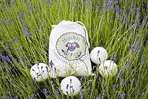 Original Softiball natürliche Trockner-Bälle (6er Pack) für Wäschetrockner – handgefertigt aus 100% Premium-Schafwolle – die umweltschonende Alternative zum chemischen Weichspüler – Trocknerkugeln - 7