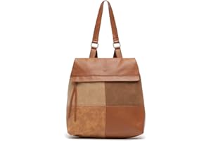 MISAKO Mariate Sac à dos antivol - Sac à dos antivol - Petit sac à dos décontracté et spacieux pour femme Mariate Camel 34 X 30 X 11 cm