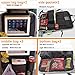 SHiZAK Car Back Seat Pocket Auto Seatback Storage Bag Hanging Pouch Travel Holder with Screen Tablet Pad Pocket(Black)