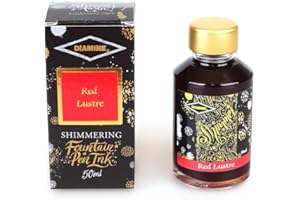 Diamine - Luisant Encre pour stylo plume, Red Lustre 50ml