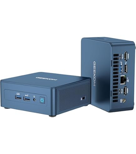 Geekom A8 Ryzen 7 8845HS, 32GB DDR5, 1TB SSD, Win 11 Pro, 8K 60Hz