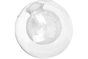 HEMOTON Sol Boule De Verre Abat- Double Couches Verre Globe Abat- Couverture Lustre Pendentif Abat- Remplacement Pour Pendentif Lumière Lustre Applique Murale