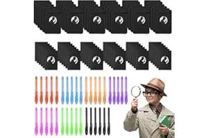 OSDUE Invisible Ink Pens and Notebooks, 108-Piece Set - Magic Pens for Kids' Parties and Detective Games