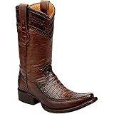 Botas Vaqueras de Caballero Piel Pata de Avestruz Cuadra, Color:Negro,  Tamaño:41 : Amazon.es: Zapatos y complementos