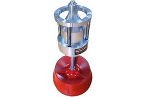 NAIMP Portable Wheel Balancer with Bubble Level, Static Hub Wheel Balancing Machine Car Tire Balancer, Tyre Balancer Changer for Truck Car Rust Resistant, red + silver