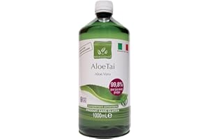Benessence: Jus d'aloès - Jus et Pulpe d'Aloe Vera pur 99,8% , Gel- 1L