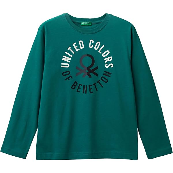 United Colors of Benetton WITH LOGO - T-shirt à manches longues - grey/gris