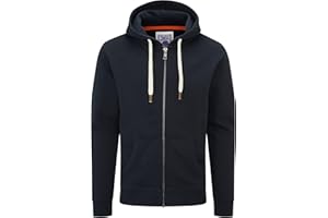 Charles Wilson Felpa Original da Uomo con Cappuccio in Misto Cotone con Zip