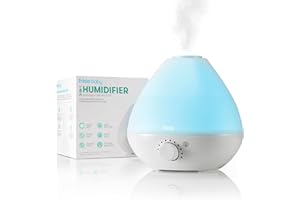 Frida Baby 3-in-1 Cool Mist Humidifier for Baby | Diffuser + Nightlight, Baby Humidifier for Bedroom, Nursery + Large Rooms, Quiet, Auto Shut Off, Runs 12+ hrs