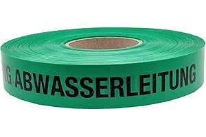 Bemango Trassenwarnband Achtung Abwasserleitung 250m Breite 40mm