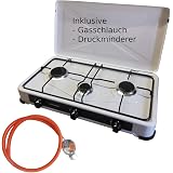 HORNILLO ORBEGOZO FO 3510 - GAS BUTANO/PROPANO - 3 QUEMADORES (2*TRIPLE  CORONA + 1*