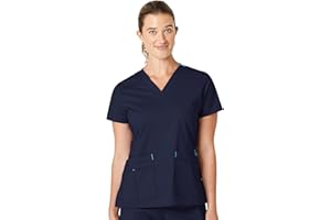 WonderWink Women's Verity V-Neck Top Medical Scrubs Shirt, Opaque