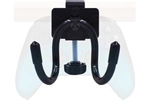 YYST Schreibtisch-Halterung für Game-Controller, Klemme, Halterung für PS3/PS4/PS5/Xbox 360/Xbox One/S/X/Elite/Series S/Series X Controller, Pro Controller (1)