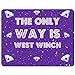 Produktbild The only Way Is West Seilwinde - PREMIUM Mauspad (5 Dick)