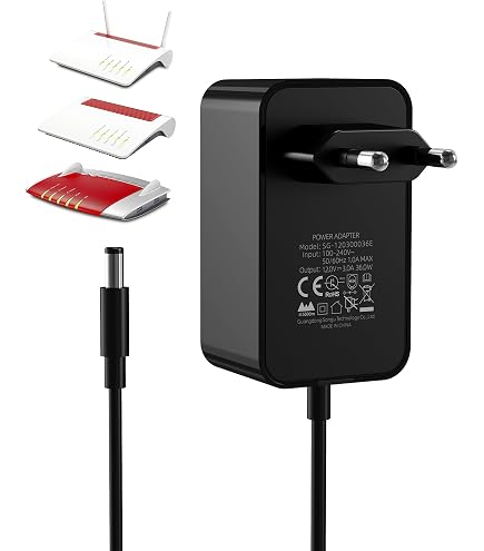Adattatore Di Alimentazione Originale AVM - 12V 2,5A - Compatibile Con FRITZ.Box 7490 E 6490 Cable (Modello 311P0 W091) - 2