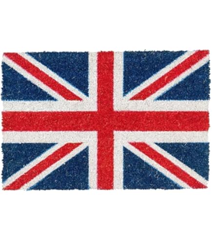 OM3 Zerbino Union Jack 60x40 Cm | Antiscivolo, Lavabile, Resistente UV, Per Interni/Esterni - 2