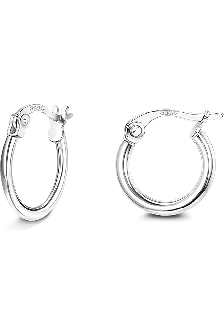 Set 5 Paia Orecchini A Cerchio In Acciaio Inox, Diametri 25-60mm, Ipoallergenici, Per Donne E Ragazze - 4