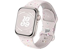 Joehwerr Sport Strap Compatible with Apple Watch Straps 40mm 41mm 38mm 42mm 44mm 45mm 46mm 49mm for Women Men, Recycled Plastic Soft Silicone Band for iWatch SE3 Series 11 10 9 8 7 6 5 4 3 2 1