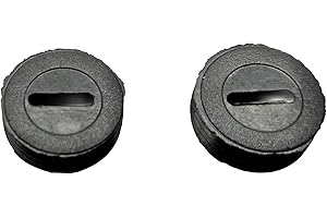 KRAFTFELD 1 paire de bouchons de charbon moteur 12, 13, 14, 15, 16, 17, 18, 20, 22 mm - Capuchon de fermeture à vis (13 x 6 mm)