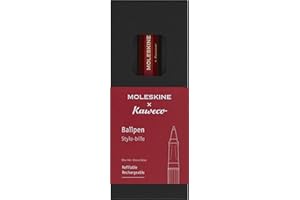 Moleskine Kaweco Ballpoint Pen, Red, Medium Point (0.7 MM), Blue Ink
